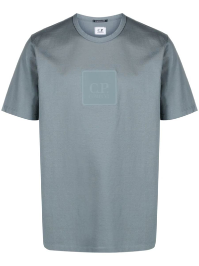 C.p. Company Metropolis Series Mercerized-jersey T-shirt In Blue