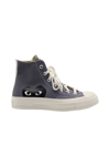 COMME DES GARÇONS PLAY COMME DES GARÇONS PLAY BLACK HEART CHUCK 70 IN GRAY SHOES