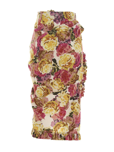 Dries Van Noten Sina Skirt In Multicolor
