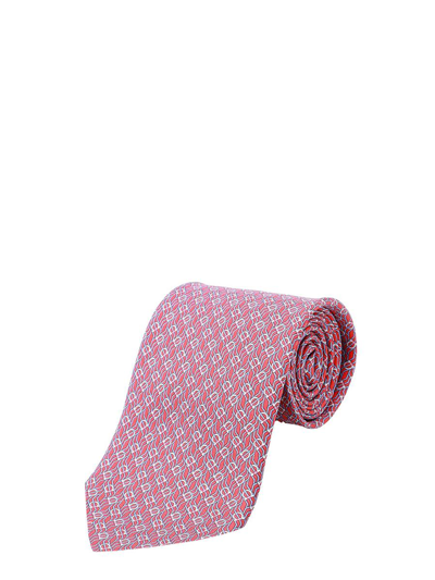 Ferragamo Tie In Red