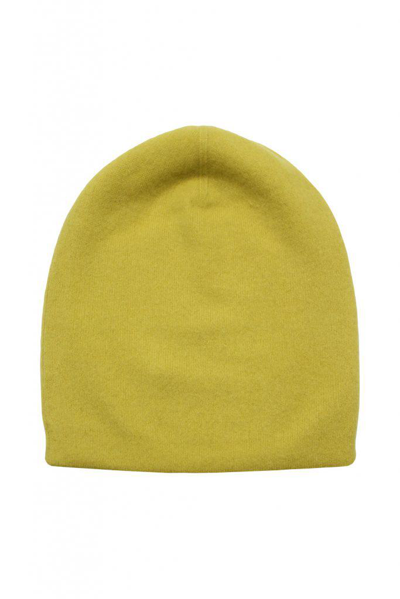 Frenckenberger Cashmere Beanie In Yellow & Orange