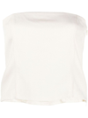 Gauge81 Tona Panelled Cropped Top In White