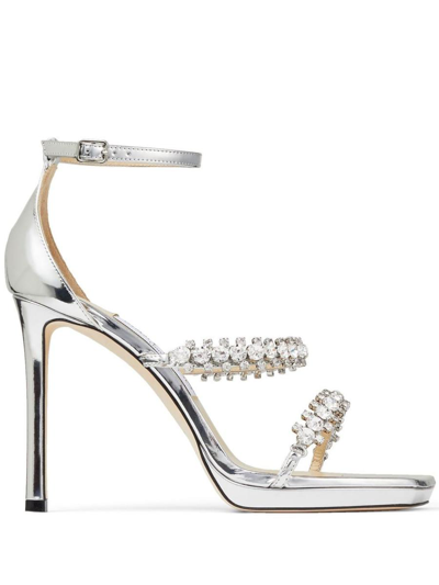 Jimmy Choo Heeled Shoes In Silver