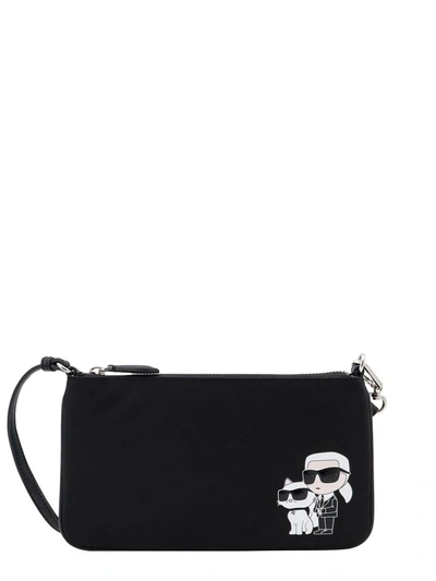 Karl Lagerfeld Ikonik 2.0 Clutch In Black