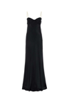 Miu Miu Women's Stain Long Dress In Black