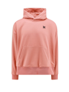 Palm Angels "track Sweatshirt With Contrasting Bands In Pink