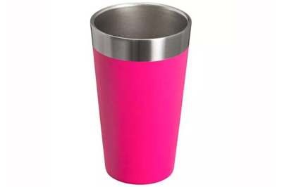 Pre-owned Stanley Adventure Everyday Stacking Pint 160z Tumbler Cosmo Pink