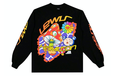 Pre-owned Takashi Murakami +44 Psychedelic Race L/s T-shirt Black
