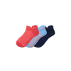 Bombas Lightweight Athletic Ankle Sock 3-pack In Red Blue Mix