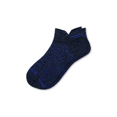Bombas Lightweight Athletic Ankle Socks In Midnight Navy