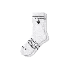 Bombas Original Half Calf Socks In White Black