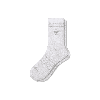 Bombas Original Half Calf Socks In White Grey