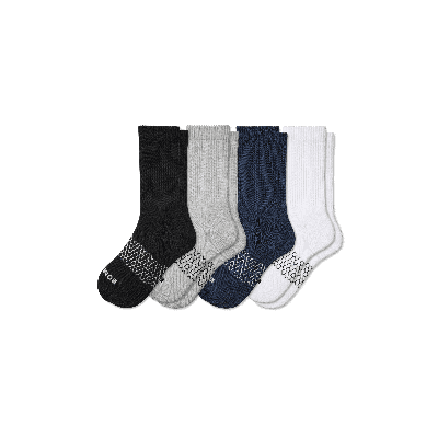 Bombas Solids Half Calf Sock 4-pack In Mixed