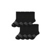 Bombas Solids Half Calf Sock 8-pack In Black