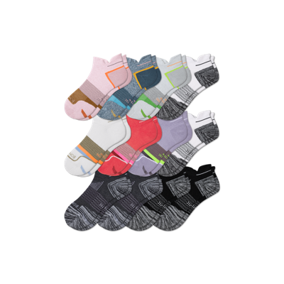 Bombas Running Ankle Sock 12-pack In Spanish Rose Mix