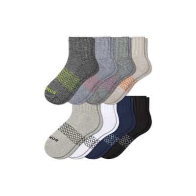 Bombas Quarter Sock 8-pack In Storm Mix