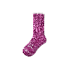 Bombas Merino Wool Blend Calf Socks In Purple Clove