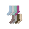 Bombas Merino Wool Blend Calf Sock 8-pack In Purple Pearl Mix