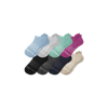 Bombas Merino Wool Blend Ankle Sock 8-pack In Purple Pearl Mix