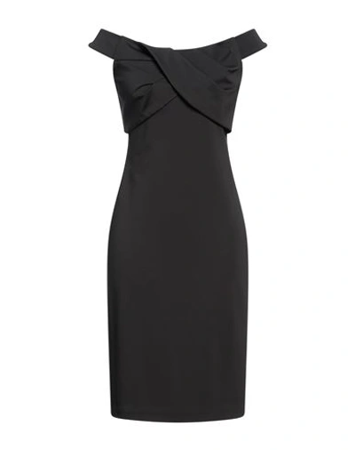Blumarine Woman Mini Dress Black Size 10 Viscose, Polyamide, Elastane