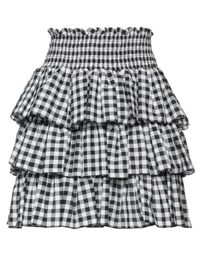Nora Barth Woman Mini Skirt Black Size 6 Polyester, Elastane