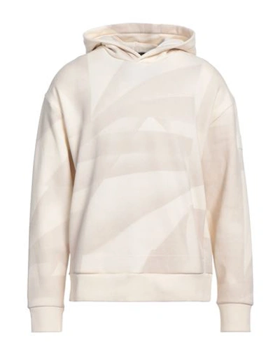 Calvin Klein Man Sweatshirt Off White Size L Cotton, Polyester