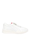 Dsquared2 Man Sneakers White Size 12 Calfskin In White
