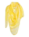 Alexander Mcqueen Woman Scarf Yellow Size - Silk