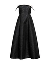Philosophy Di Lorenzo Serafini Woman Midi Dress Black Size 6 Polyester, Cotton, Elastane In Black