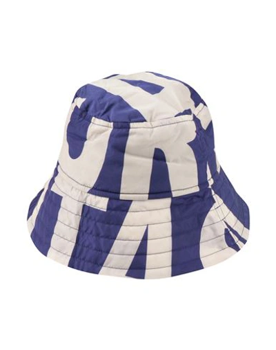 Dries Van Noten Blue Logo Bucket Hat In 504 Blue