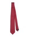 Dunhill Man Ties & Bow Ties Brick Red Size - Silk