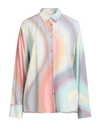 PS BY PAUL SMITH PS PAUL SMITH WOMAN SHIRT SKY BLUE SIZE 8 VISCOSE
