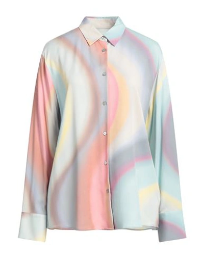 Ps By Paul Smith Ps Paul Smith Woman Shirt Sky Blue Size 12 Viscose