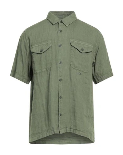 C.p. Company C. P. Company Man Shirt Military Green Size Xl Linen