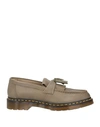DR. MARTENS' DR. MARTENS MAN LOAFERS MILITARY GREEN SIZE 8 SOFT LEATHER