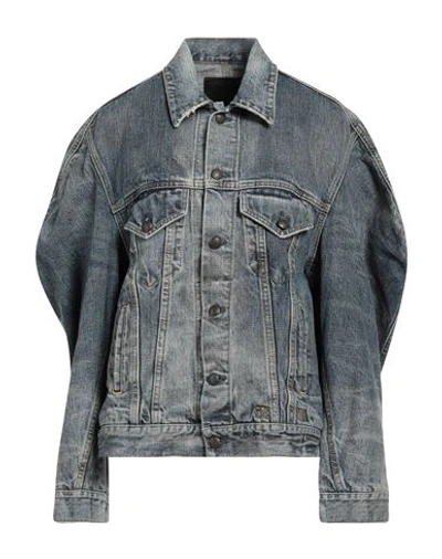 R13 Woman Denim Outerwear Blue Size S Cotton