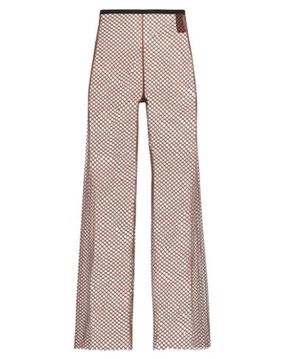 Federica Tosi Woman Pants Brown Size 2 Cotton, Elastane
