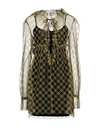 Philosophy Di Lorenzo Serafini Woman Mini Dress Yellow Size 6 Polyamide In Yellow