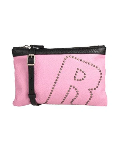 RUCOLINE RUCOLINE WOMAN CROSS-BODY BAG PINK SIZE - SOFT LEATHER