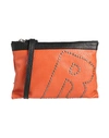 Rucoline Woman Cross-body Bag Orange Size - Soft Leather