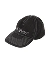 Off-white Man Hat Black Size Onesize Cotton In Black