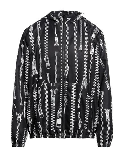 Moschino Man Jacket Black Size 40 Polyester