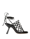 Vic Matie Vic Matiē Woman Sandals Black Size 8 Textile Fibers