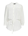 Van Laack Woman Shirt White Size 10 Viscose