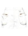 Blumarine Woman Shorts & Bermuda Shorts White Size 6 Acetate, Viscose, Elastane