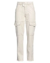Marant Etoile Marant Étoile Woman Jeans Beige Size 10 Cotton
