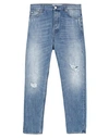 Department Five Department 5 Man Denim Pants Blue Size 34 Cotton In Blue