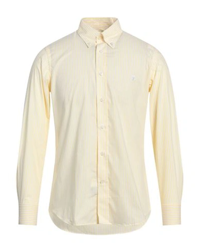 Harmont & Blaine Man Shirt Yellow Size M Cotton