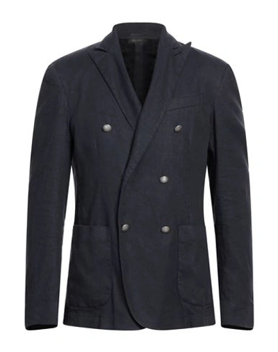 Jeordie's Man Blazer Midnight Blue Size 42 Linen, Cotton, Elastane