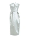 Maison Margiela Woman Midi Dress Off White Size 6 Acetate, Polyamide